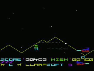 Andes Attack screenshot 1 for Vic-20